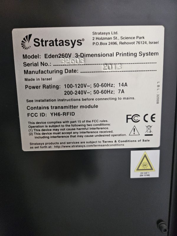 Stratasys Eden 260V 3D Drucker – Bild 5