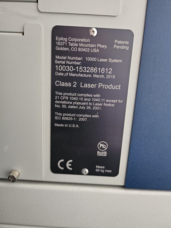 Epilog Zing  Lasermaschine Zing Laser Vacu air UML 170 – Bild 10